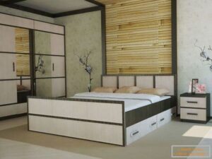 Modular bedroom furniture for easy setup
